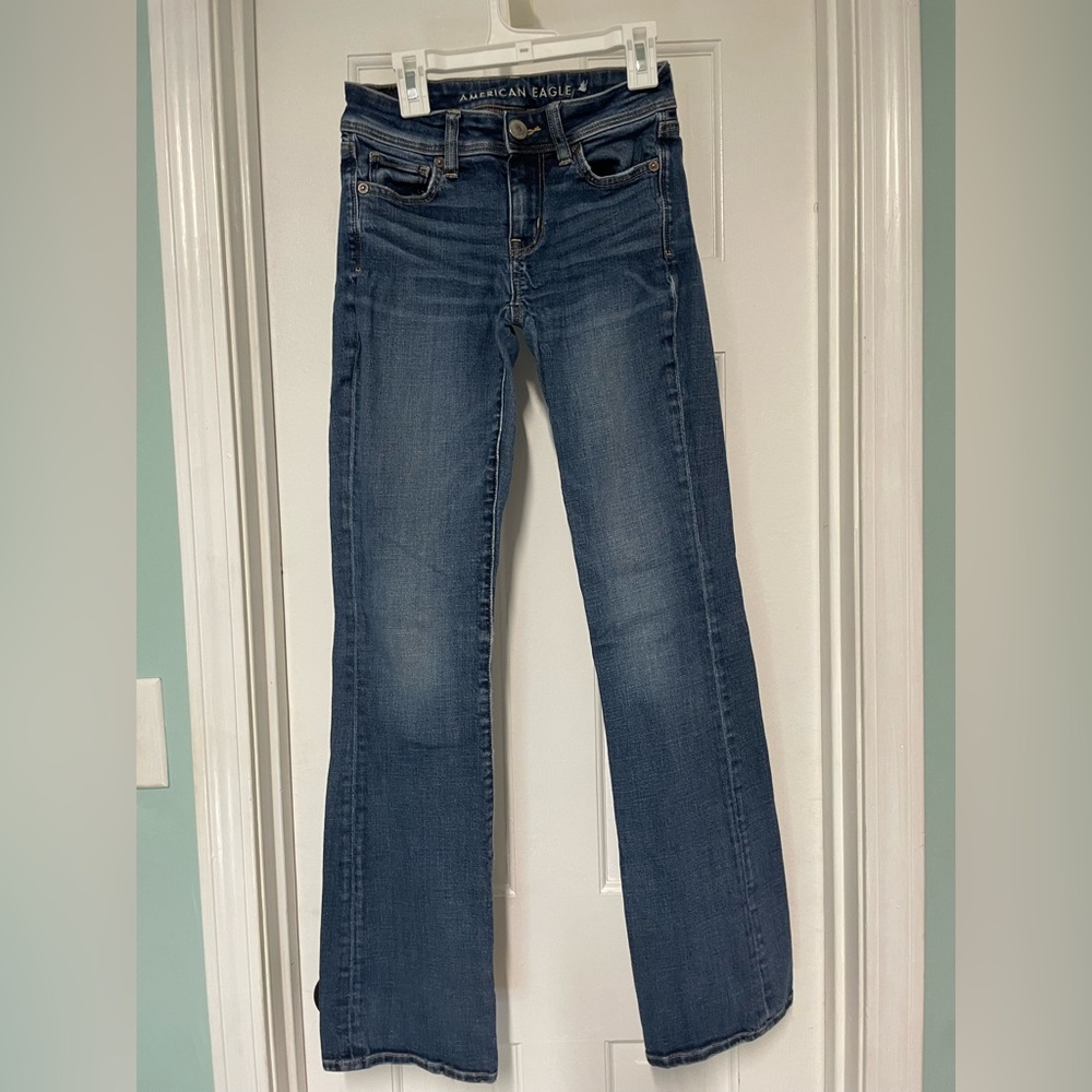 American eagle dark jeans